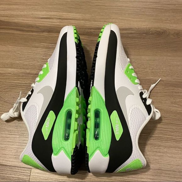 Nike Air Max 90 Golf Flash Lime Green White Men's Size 8.5 Women's 10 CU9978-100 - Picture 7 of 8